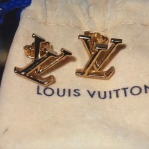 Louis Vuitton Gold Earrings